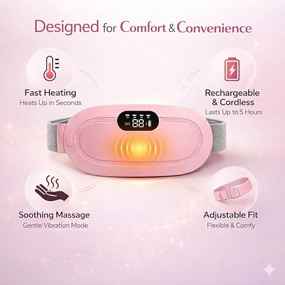 Period Belt  حزام التدفئة للمساعدة أثناء الدورة الشهرية