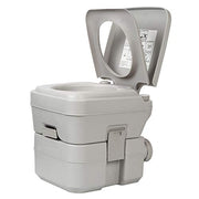 Portable Camping Toilet 16×16×14 – مرحاض محمول للسفر والتخييم | Leak-Proof Travel Toilet with Flush System